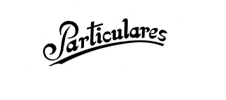 PARTICULARES