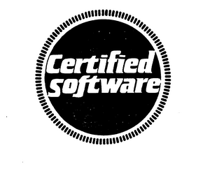 CERTIFIED SOFTWARE