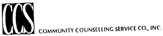 CCS COMMUNITY COUNSELLING SERVICE CO. INC.