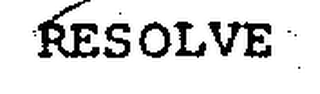 RESOLVE