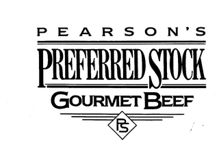PEARSON'S PREFERRED STOCK GOURMET BEEF PS