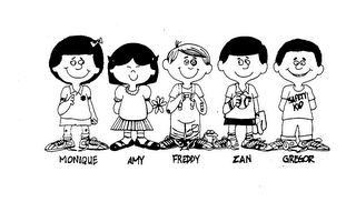 MONIQUE AMY FREDDY ZAN GREGOR SAFETY KID