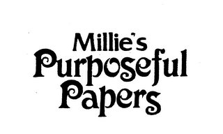 MILLIE'S PURPOSEFUL PAPERS