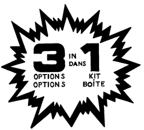 3 IN 1 DANS OPTIONS OPTIONS KIT BOITE