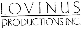 LOVINUS PRODUCTIONS INC.