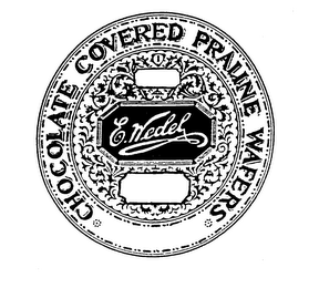E. WEDEL CHOCOLATE PRALINE WAFERS