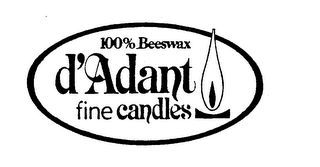 100% BEESWAX D'ADANT FINE CANDLES