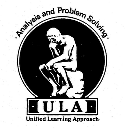 ANALYSIS AND PROBLEM SOLVING. ULA UNIFIED LEARNING APPROACH