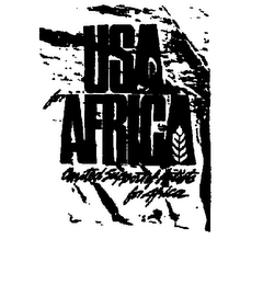 USA FOR AFRICA UNITED SUPPORT OF ARTISTS FOR AFRICA