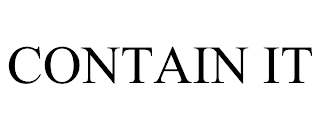 CONTAIN IT