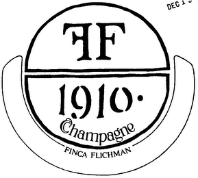 FF 1910. CHAMPAGNE FINCA FLICHMAN