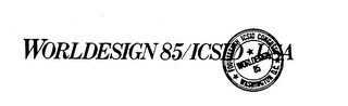 WORLDESIGN 85/ICSID USA FOURTEENTH ICSID CONGRESS WASHINGTON D.C.