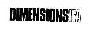 DIMENSIONSIFA