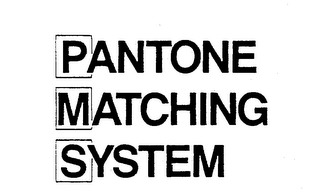 PANTONE MATCHING SYSTEM