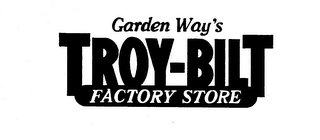 GARDEN WAY'S TROY-BILT FACTORY STORE