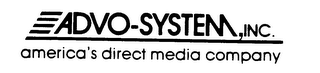 ADVO-SYSTEM, INC. AMERICA'S DIRECT MEDIA COMPANY