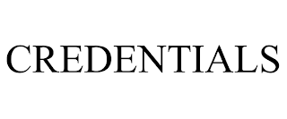 CREDENTIALS