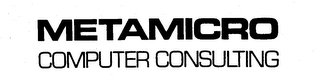 METAMICRO COMPUTER CONSULTING