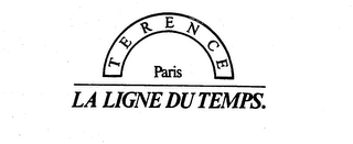 TERENCE PARIS LA LIGNE DU TEMPS.