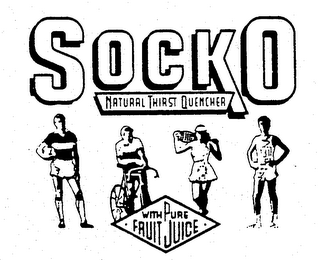 SOCKO NATURAL THIRST QUENCHER WITH PURE FRUIT JUICE