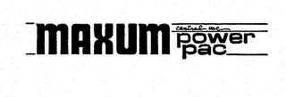 MAXUM CENTRAL VAC POWER PAC