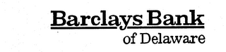 BARCLAYS BANK OF DELAWARE