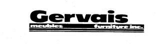 GERVAIS MEUBLES FURNITURE INC.