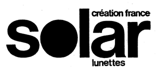SOLAR CREATION FRANCE LUNETTES