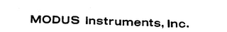 MODUS INSTRUMENTS, INC.