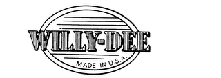 WILLY-DEE MADE IN U.S.A.