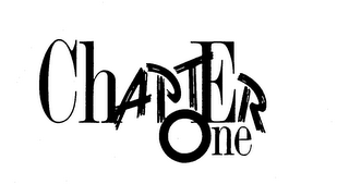 CHAPTER ONE