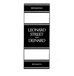 LEONARD STREET AND DEINARD MINNESOTA MINNEAPOLIS