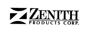 Z ZENITH PRODUCTS CORP.
