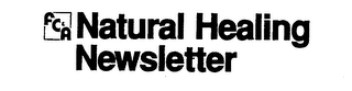 FC&A NATURAL HEALING NEWSLETTER