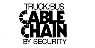 TRUCK/BUS CABLE CHAIN BY SECURITY