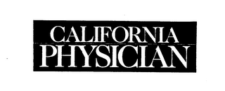 CALIFORNIA PHYSICIAN