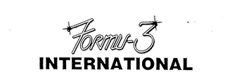 FORMU-3 INTERNATIONAL