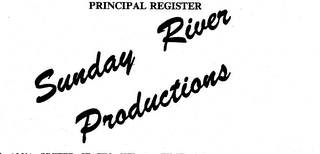 SUNDAY RIVER PRODUCTIONS
