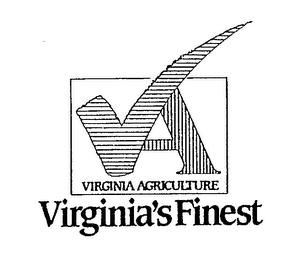 VIRGINIA AGRICULTURE VIRGINIA'S FINEST