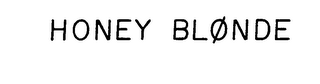 HONEY BLONDE