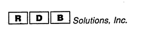 RDB SOLUTIONS, INC.