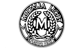 MEDALLA LIGHT PUERTO RICO