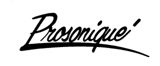 PROSONIQUE