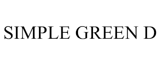 SIMPLE GREEN D