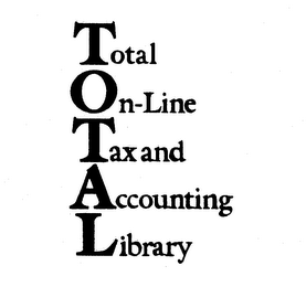 TOTAL ON-LINE TAX AND ACCOUNTING LIBRARY