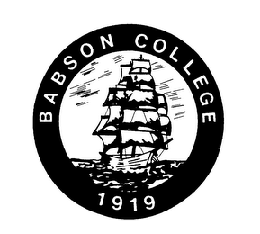 BABSON COLLEGE 1919