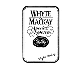 WHYTE & MACKAY SPECIAL RESERVE