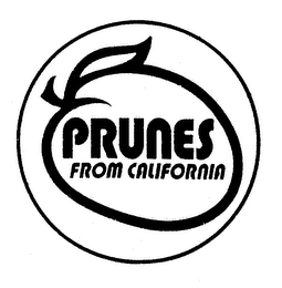 PRUNES FROM CALIFORNIA