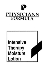 P PHYSICIANS FORMULA INTENSIVE THERAPY MOISTURE LOTION