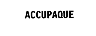 ACCUPAQUE